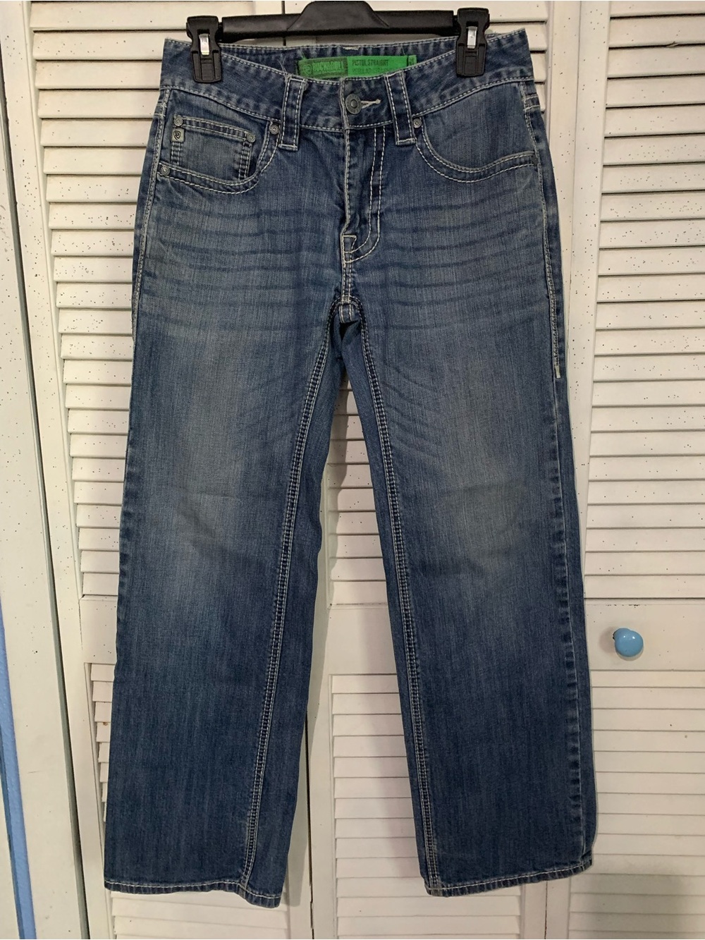 Rock & Roll Cowboy Pistol Straight Denim Jeans